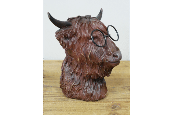 Cow Head with Glasses - Image 2