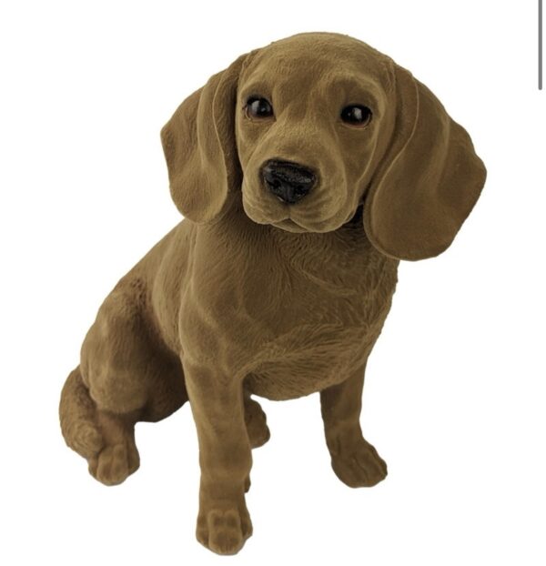 Floppy Eared Sitting Dog Flock Finish